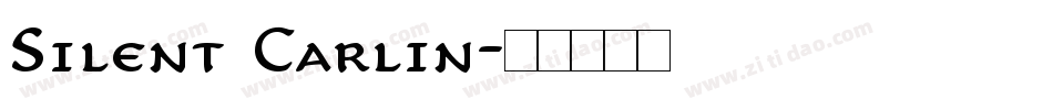 Silent Carlin字体转换